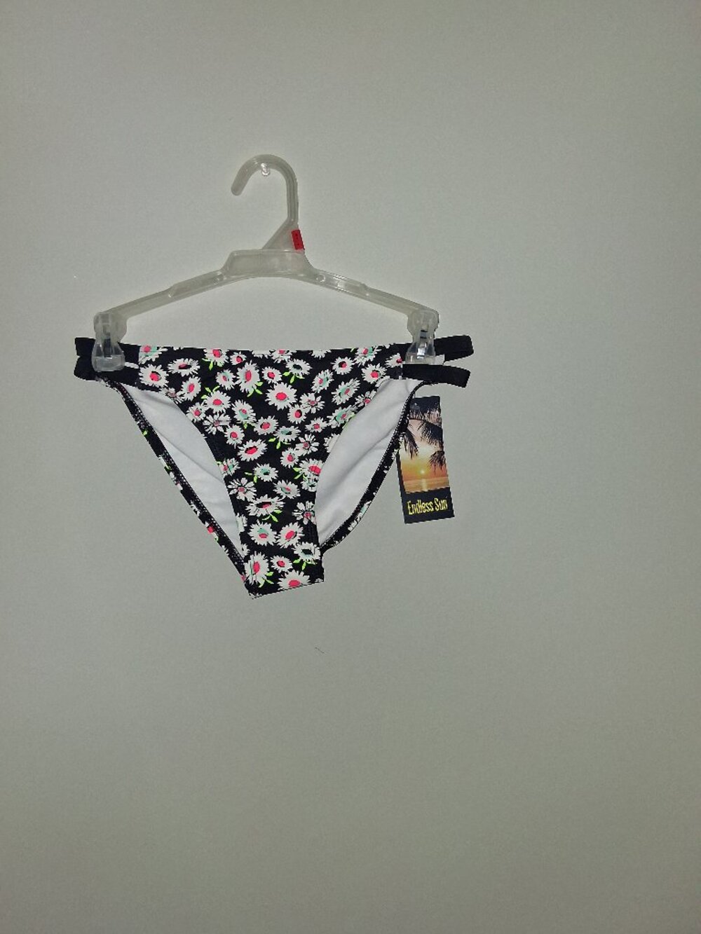 Elegant Daisy Floral Bikini Bottom